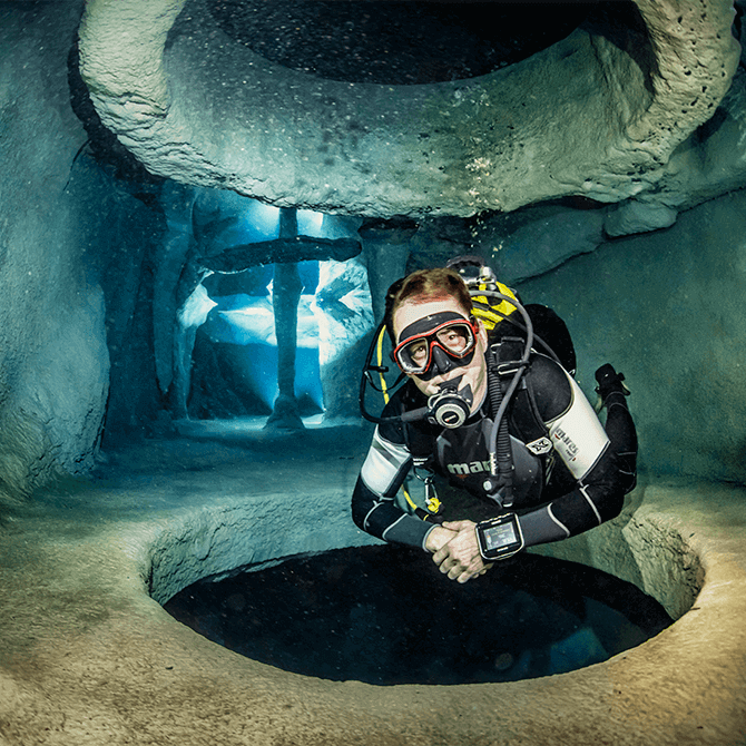 cave diving deepspot
