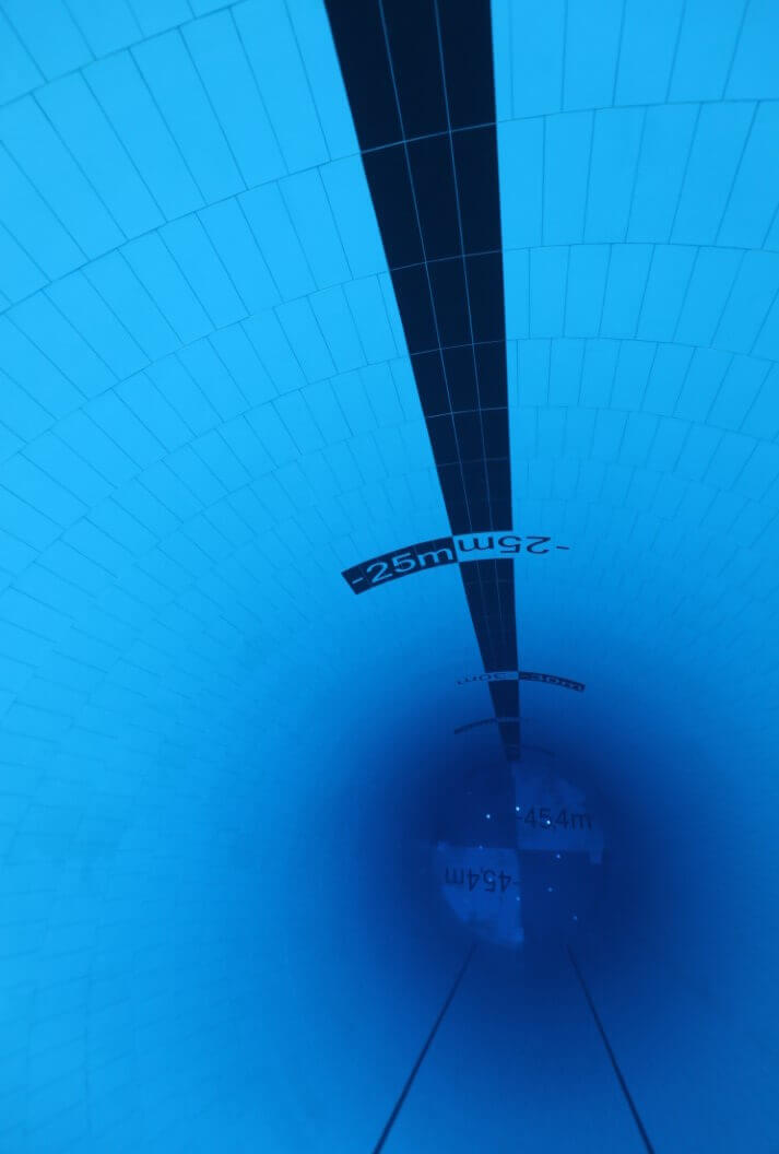 pierwszy raz pod wodę