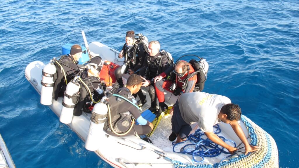 Preparations for diving