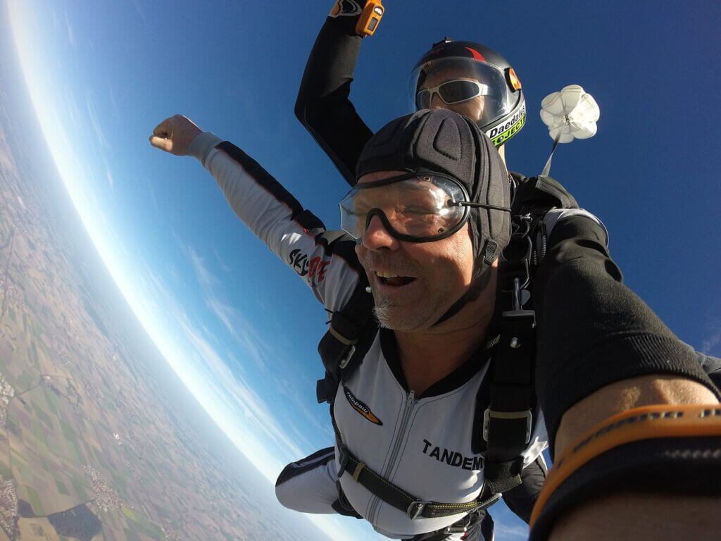 Parachutisme en tandem